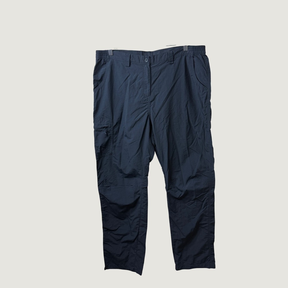 Mountain Warehouse Womens Hiking Explore Trousers Charcoal Gray Cargo‎ Pants 12